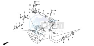 VF750C2 drawing WATER PIPE