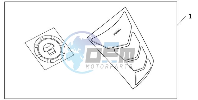 TANKPAD / FUEL LID COVER