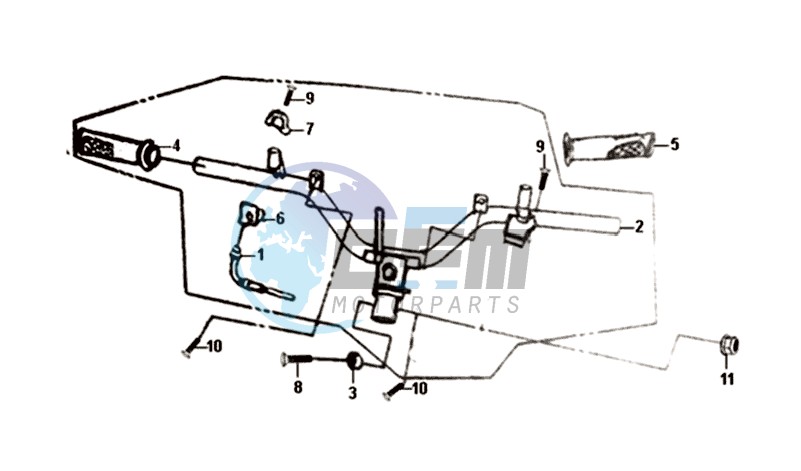 HANDLEBAR / BRAKE LEVERS /CABLES