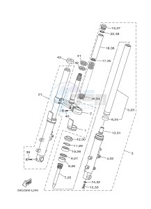 XP500A T-MAX 530 (59CN) drawing FRONT FORK