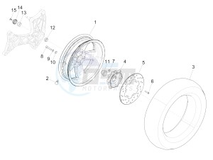 GTS 250 (EMEA, APAC) (AU, Eu, IL, J, Ri) drawing Rear wheel