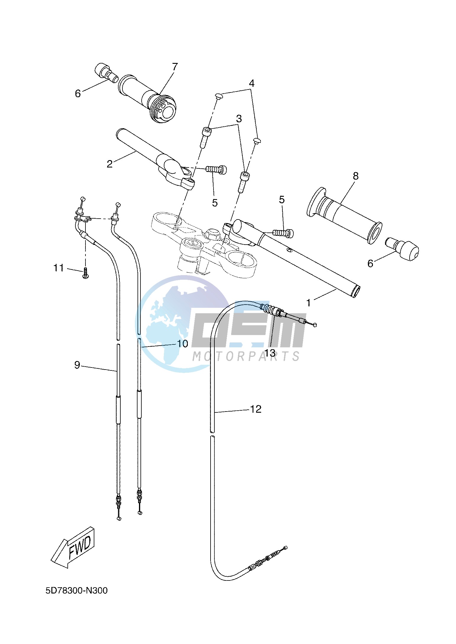 STEERING HANDLE & CABLE