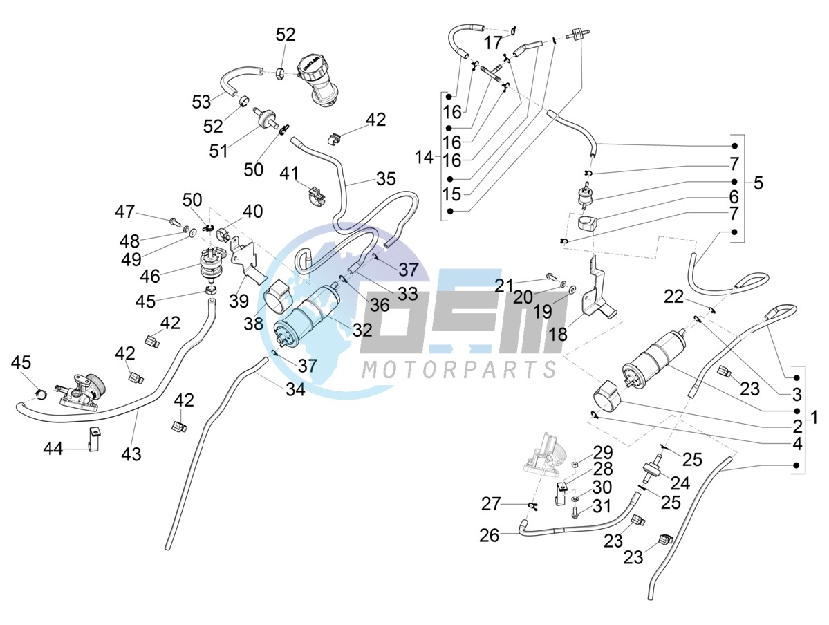 Anti-percolation system