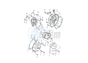 FZ6 600 drawing CRANKCASE COVER