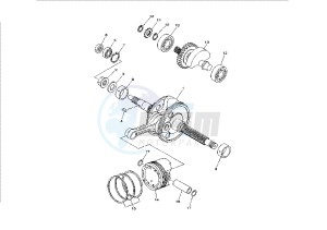 YP MAJESTY 400 drawing CRANKSHAFT - PISTON