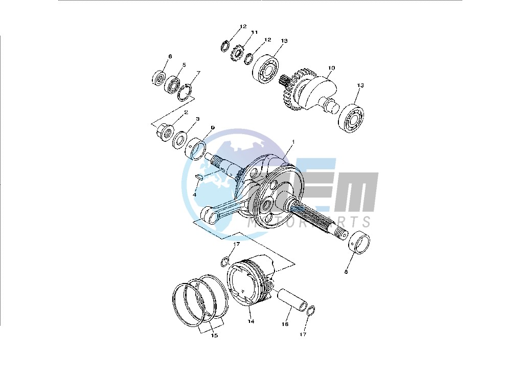 CRANKSHAFT - PISTON