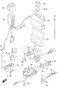 DF 250AP drawing PTT Switch/Engine Control Unit