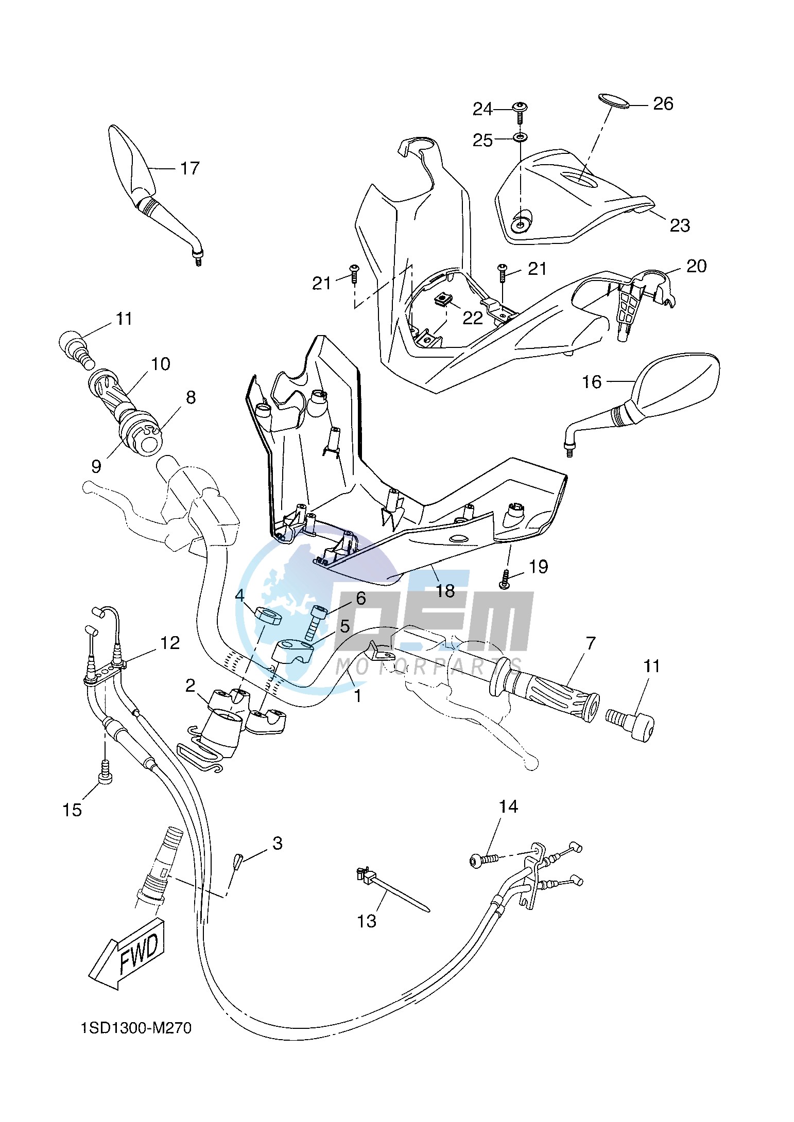 STEERING HANDLE & CABLE