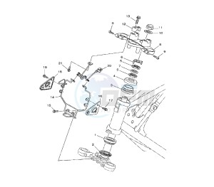 YBR 250 drawing STEERING