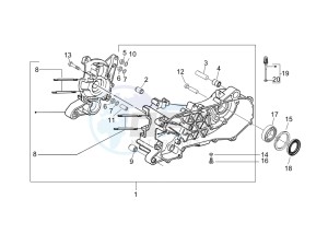 Stalker 50 Special Edition drawing Crankcase