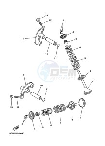 YFM450FWB KODIAK 450 (BHS1) drawing VALVE