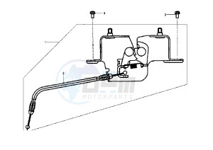 HD EU2 - 200 cc drawing LOCK, SEAT