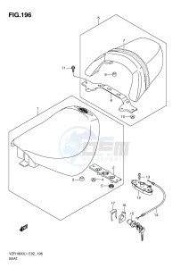 VZR1800 (E2) INTRUDER drawing SEAT (VZR1800ZL1 E2)