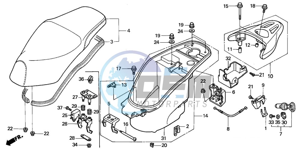 SEAT/LUGGAGE BOX