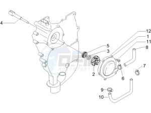 Beverly 500 2005-2006 drawing Cooler pump