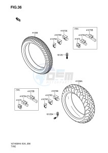 VZ1600 (E24) drawing TIRE