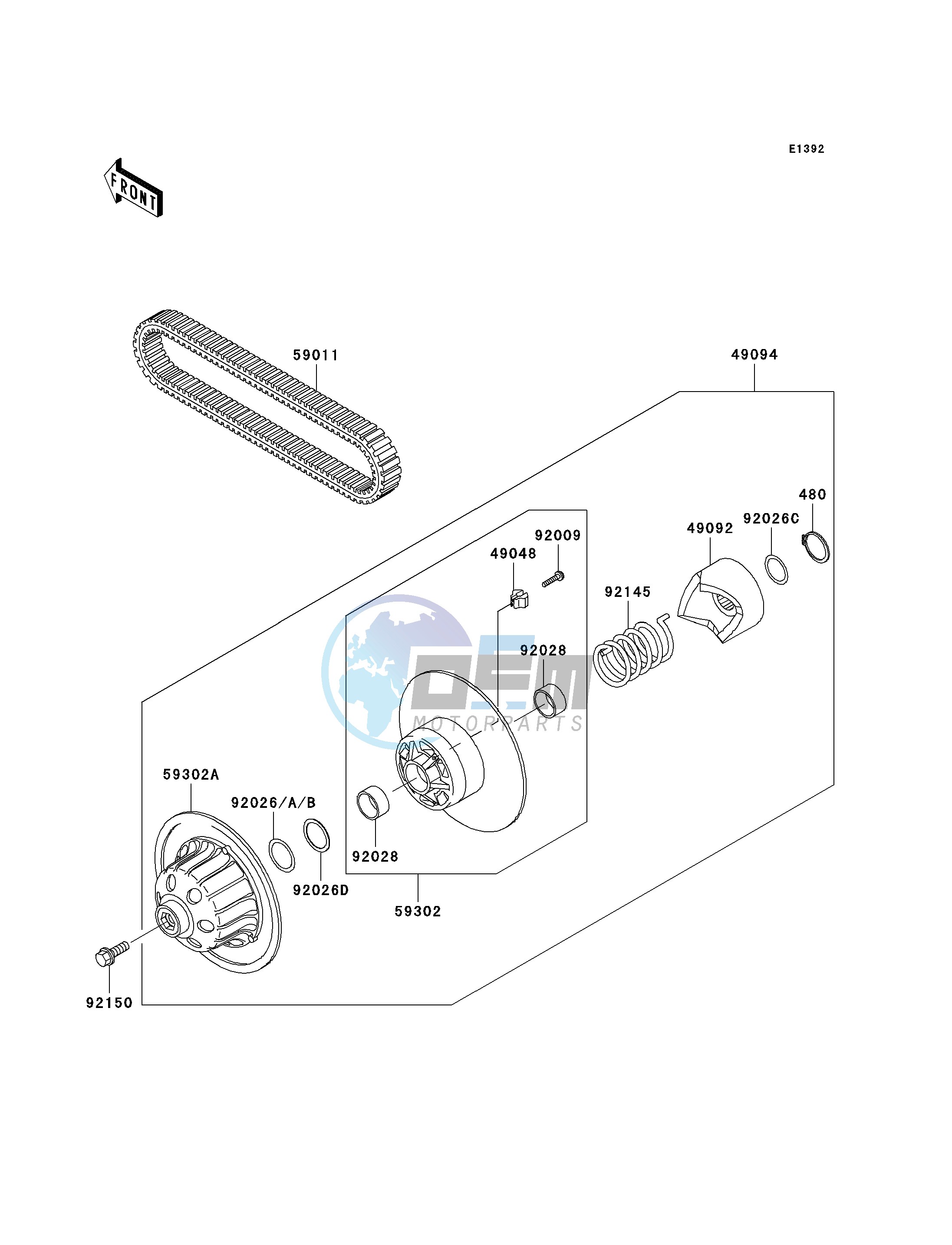 DRIVEN CONVERTER_DRIVE BELT