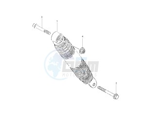 YN NEO'S 50 drawing REAR SHOCK ABSORBER