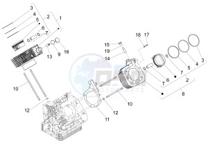 California 1400 Custom ABS 1380 drawing Cylinder - Piston