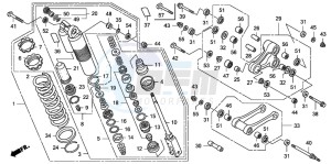 CRF250R drawing REAR CUSHION