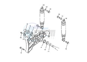 YP MAJESTY DX 250 drawing SWINGING ARM