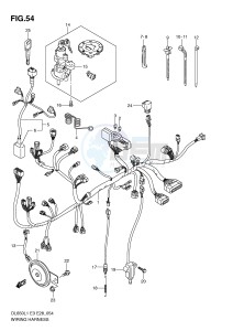 DL650 (E3) V-Strom drawing WIRING HARNESS (DL650L1 E28)