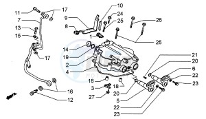 Hexagon 250 GT (5791881) 5791881 drawing Head cover