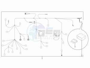 Typhoon 50 2t e3 (CH) Switserland drawing Main cable harness