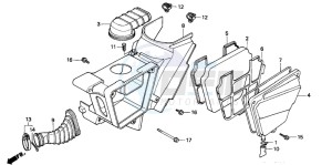 CRM50R drawing AIR CLEANER