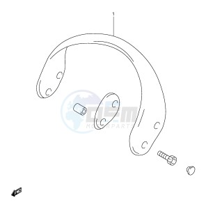 TL1000S (E2) drawing PILLION RIDER HANDLE SET (OPTIONAL)