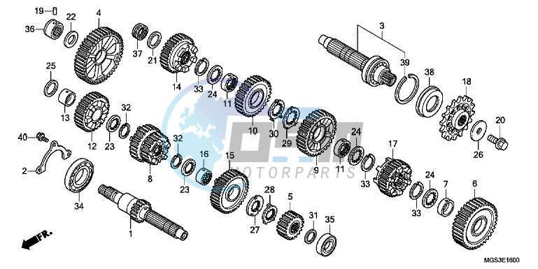 TRANSMISSION (NC700X/XA)