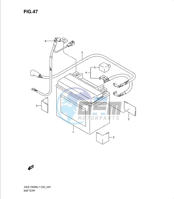 BATTERY (GSX1300RL1 E24)