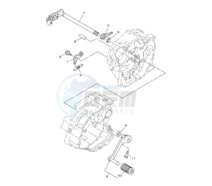 YBR 125 drawing SHIFT SHAFT