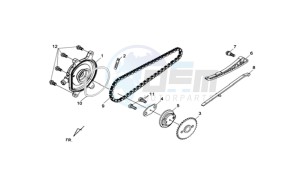 MAXSYM 400 EFI drawing SIDE COVER CYLINDER HEAD