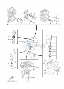 F25DETL drawing MAINTENANCE-PARTS