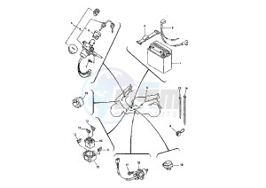 YP MAJESTY 125 drawing BATTERY