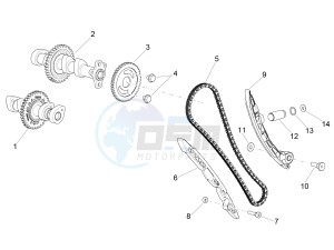 RSV4 1100 RACING FACTORY E4 ABS (NAFTA) drawing Front cylinder timing system