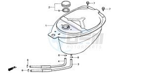 C50SW drawing FUEL TANK