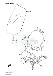 UH125 BURGMAN EU drawing WINDSCREEN