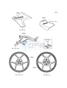 ER-6N ER650EFF XX (EU ME A(FRICA) drawing Decals(Green)