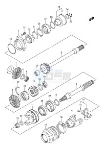 LT-A700X (E28-E33) drawing SECONDARY DRIVE