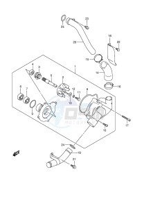 VZ800 (E3-E28) MARAUDER drawing WATER PUMP