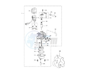 BW'S 50 drawing CARBURETOR