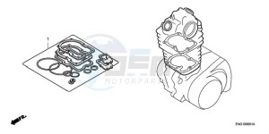 TRX450ER9 Australia - (U / SEL) drawing GASKET KIT A