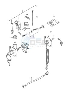 DT 75 drawing Switch Panel