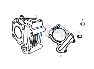 ORBIT 50 drawing CYLINDER / GASKETS