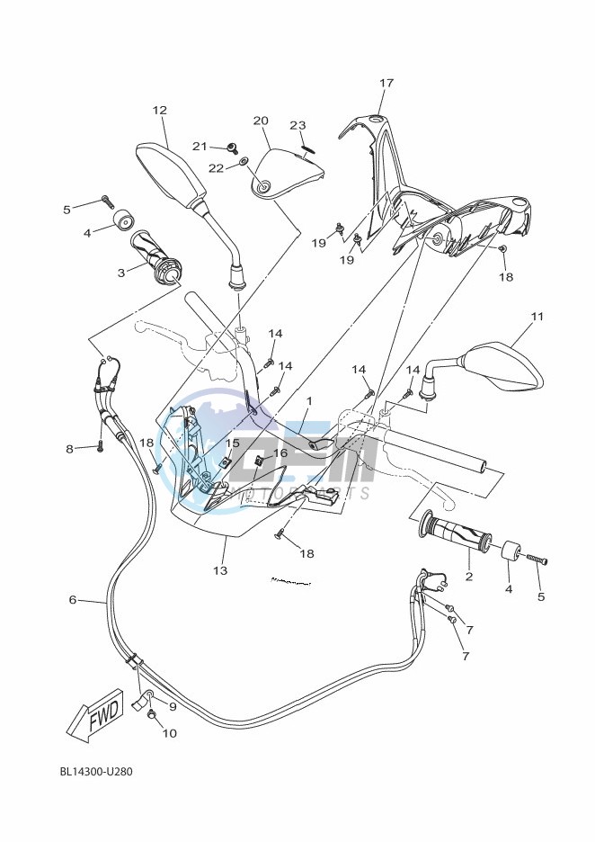 STEERING HANDLE & CABLE