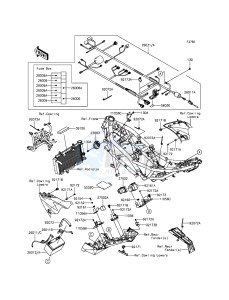 NINJA 250SL BX250AGFA XX (EU ME A(FRICA) drawing Chassis Electrical Equipment