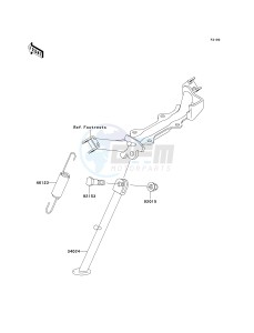 KLX 110 A (KLX110 MONSTER ENERGY) (A6F-A9FA) A8F drawing STAND-- S- -