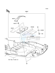 VERSYS_1000 KLZ1000AEF FR GB XX (EU ME A(FRICA) drawing Accessory(U-Lock Bracket)